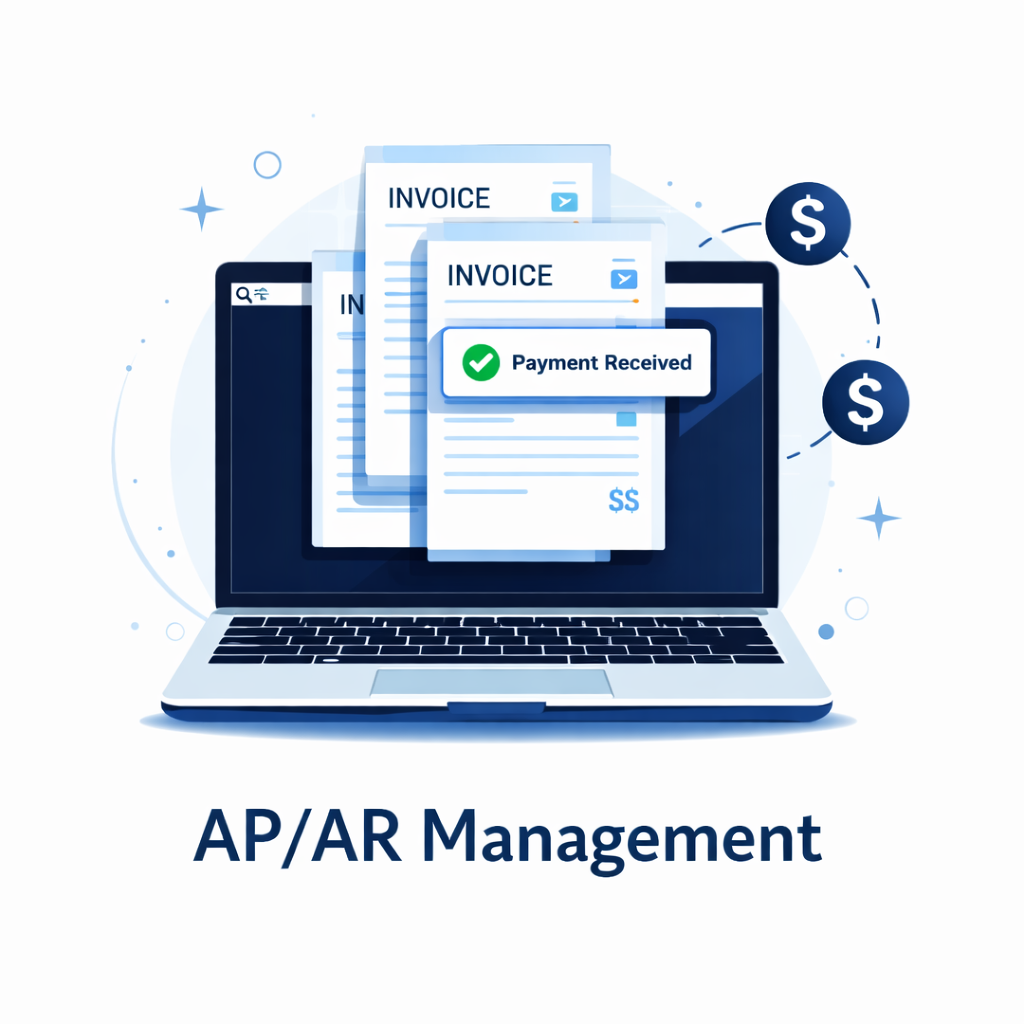Accounts payable and receivable management